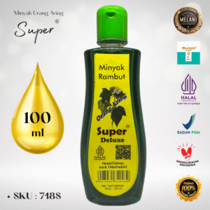 718S Super by Melani Minyak Urang Aring/Orang Aring 100 ml Botol Plastik – BPOM dan HALAL Terdaftar