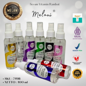 719B Melani Serum Vitamin Rambut 100 ml | 8 Pilihan Warna – BPOM dan HALAL Terdaftar