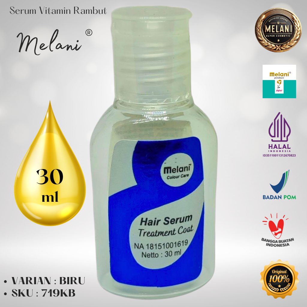 719K Melani Serum Vitamin Rambut 30 ml | 8 Pilihan Warna - BPOM dan HALAL Terdaftar - Gambar 9
