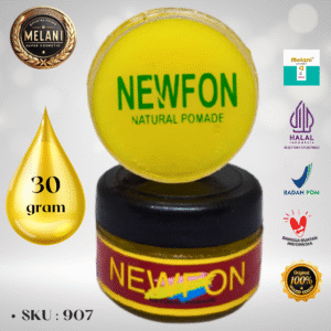 907 Newfon Natural Pomade Oil Based 30 gr – BPOM dan HALAL Terdaftar
