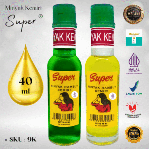 9K Super By Melani Minyak Kemir Botol Kaca 40 ml | 2 Pilihan Warna – BPOM dan HALAL Terdaftar