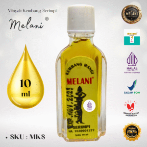 MKS Melani Minyak Kembang Serimpi 10 ml – BPOM dan HALAL Terdaftar